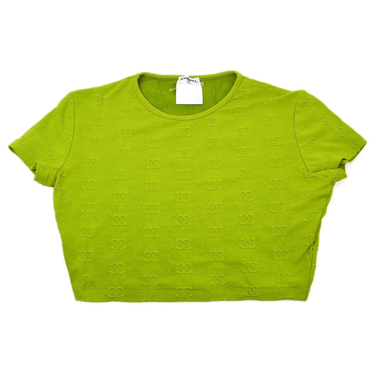 Chanel 1997 Green Cropped Top＃38