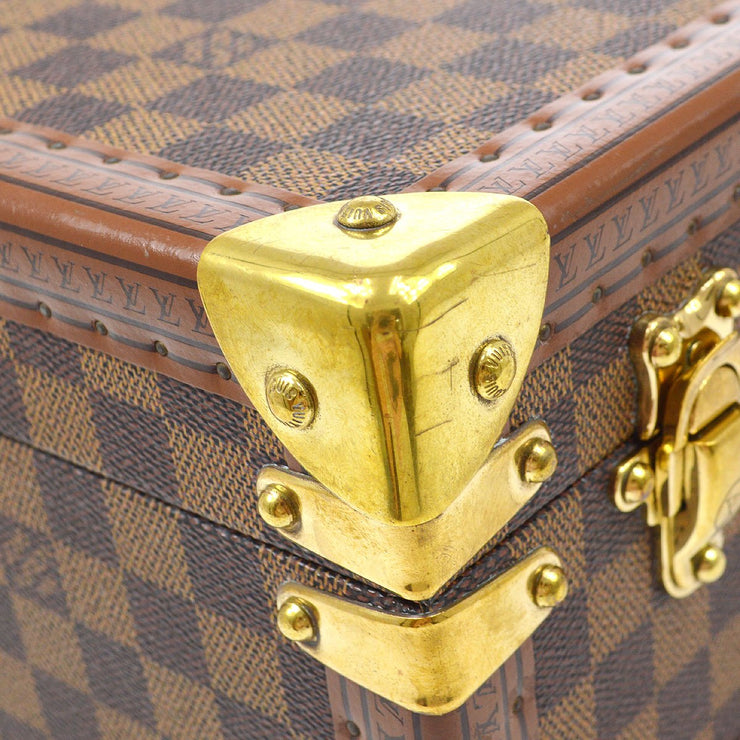 Louis Vuitton Brown Damier Ebene Canvas Vintage Cotteville 45 Suitcase Louis  Vuitton