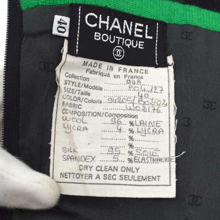 香奈儿（Chanel）1994秋季对比度装饰连身裤＃40