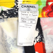 香奈儿（Chanel）1997春季水彩花卉锥形裤子＃38
