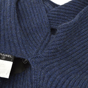 Chanel 2008 logo patch knitted dress #36