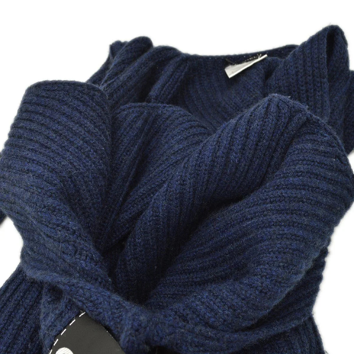 Chanel 2008 logo patch knitted dress #36