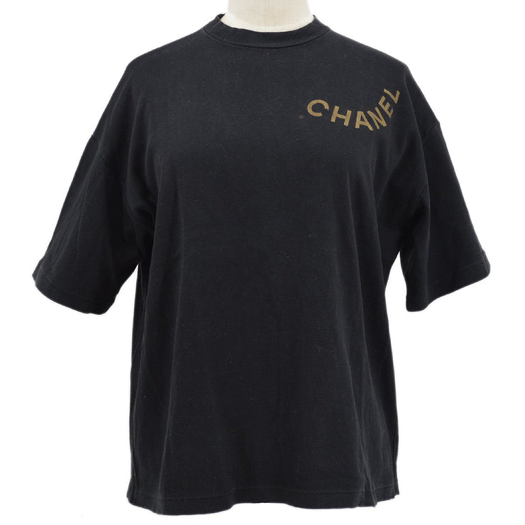 CHANEL Black Logo T-Shirt