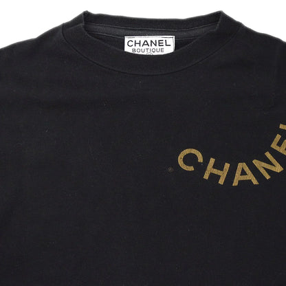 CHANEL Black Logo T-Shirt