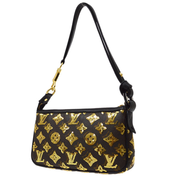 LOUIS VUITTON 2009 MINI POCHETTE ACCESSOIRES MONOGRAM ECLIPSE