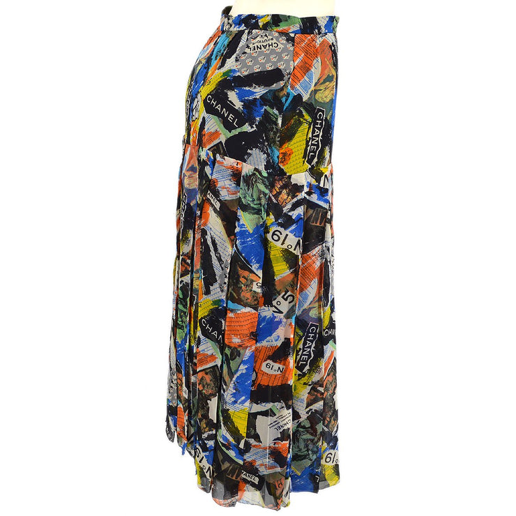 CHANEL Long Skirt Multicolor