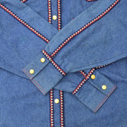 Chanel Spring 1993 braided trim denim Shirt