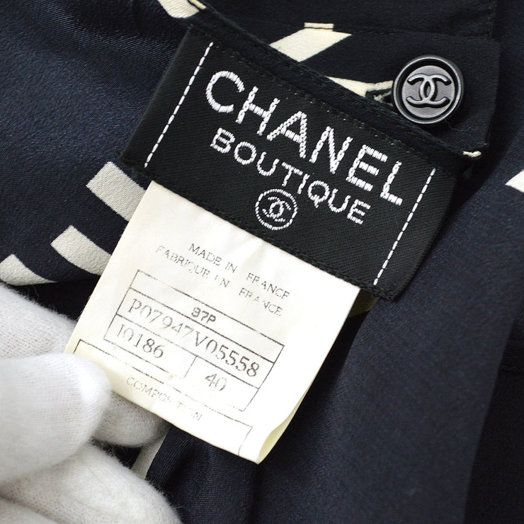 Chanel 1997 1997ロゴプリントシルクベスト＃40