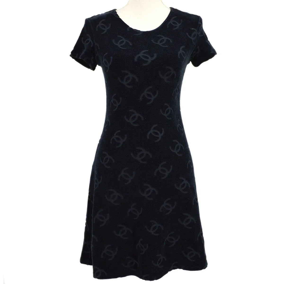 Chanel 1996春季互锁CC-Print礼服