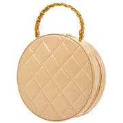 CHANEL 1994-1996 Round Vanity Handbag