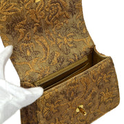 CHANEL * 1997-1999 Floral-Jacquard Handbag