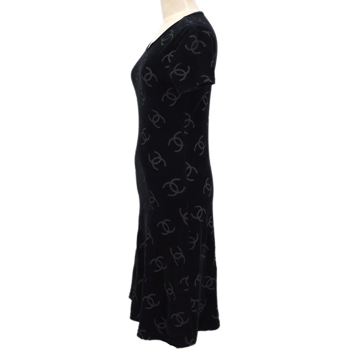 Chanel * Spring 1996 CC-print T-shirt dress #38