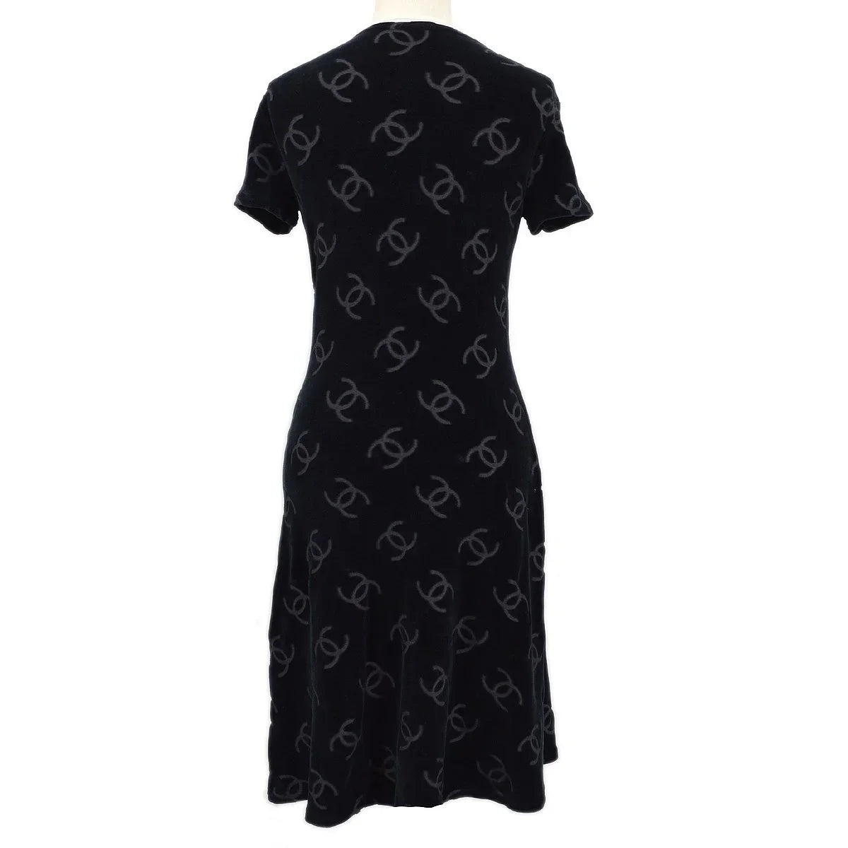 Chanel * Spring 1996 CC-print T-shirt dress #38