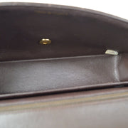 Chanel 1994 Classic Flap Handbag Set Brown Lambskin