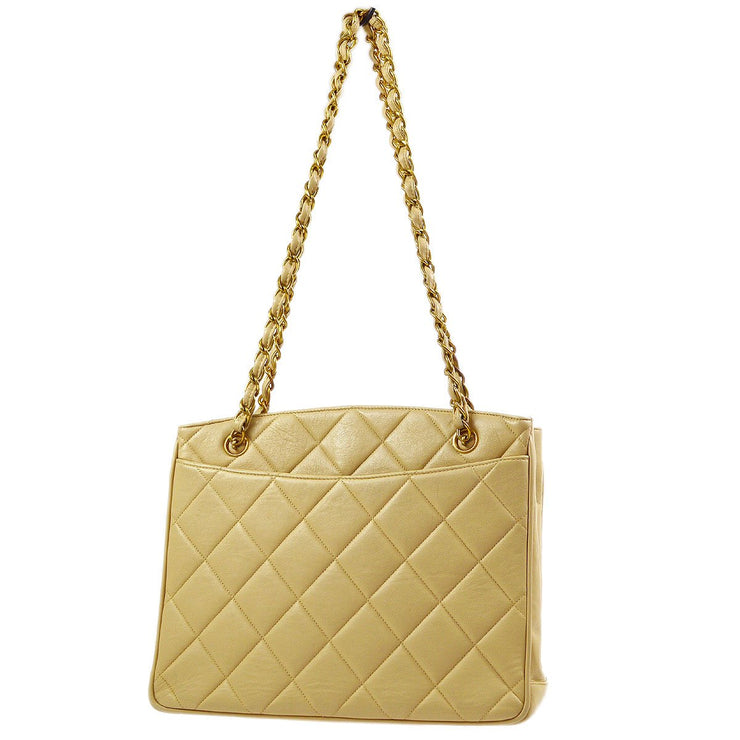 Chanel COCO Mark Leather Chain Handbag Black Gold Metal 5 Series - Allu USA