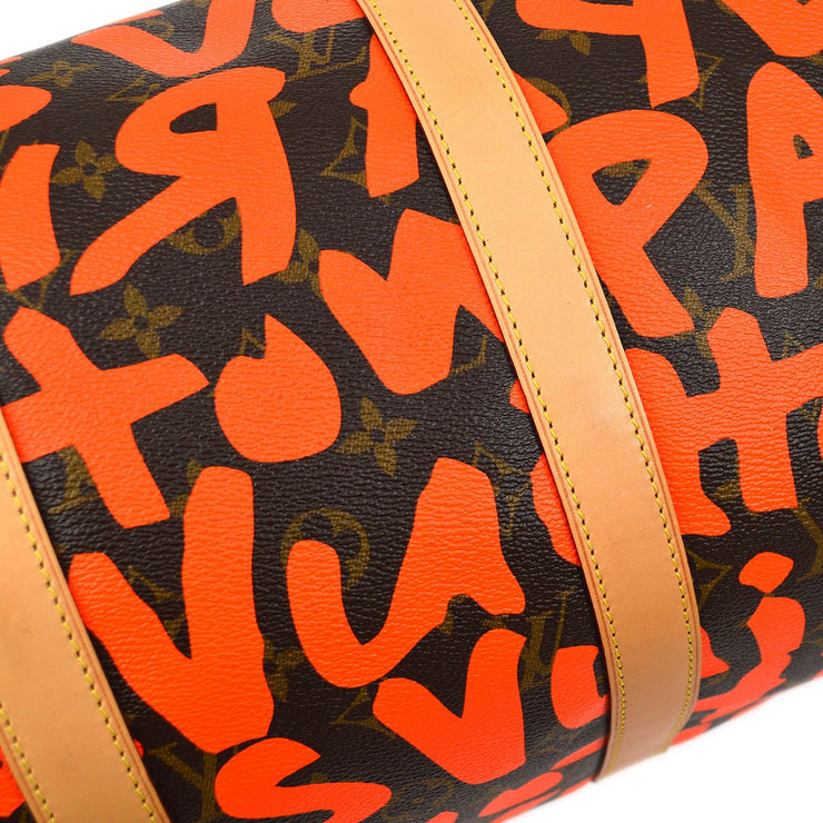 Louis Vuitton Multicolor Graffiti Monogram 'Keepall 50' Bag