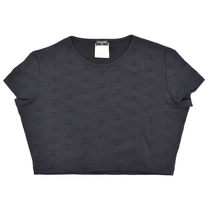 CHANEL 1997 Black Cropped Top #44