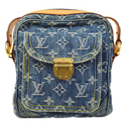 Louis Vuitton 2007 Monogram Denim Camera Bag M95348