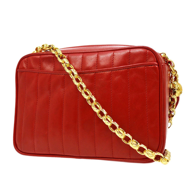 Chanel 1996-1997 Square Red Messenger Bag · INTO