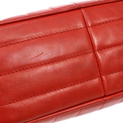 CHANEL 1996-1997 Red Lambskin Vertical Camera Bag Mini
