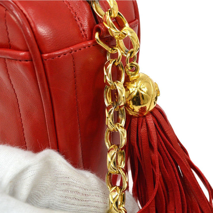 CHANEL 1996-1997 Red Lambskin Vertical Camera Bag Mini – AMORE