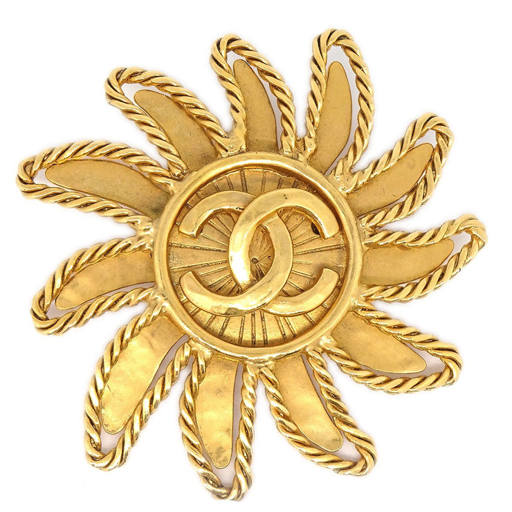 香奈儿（Chanel）1994 Sun Brooch Gold 94a