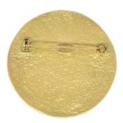 CHANEL Medallion Brooch Gold 94A