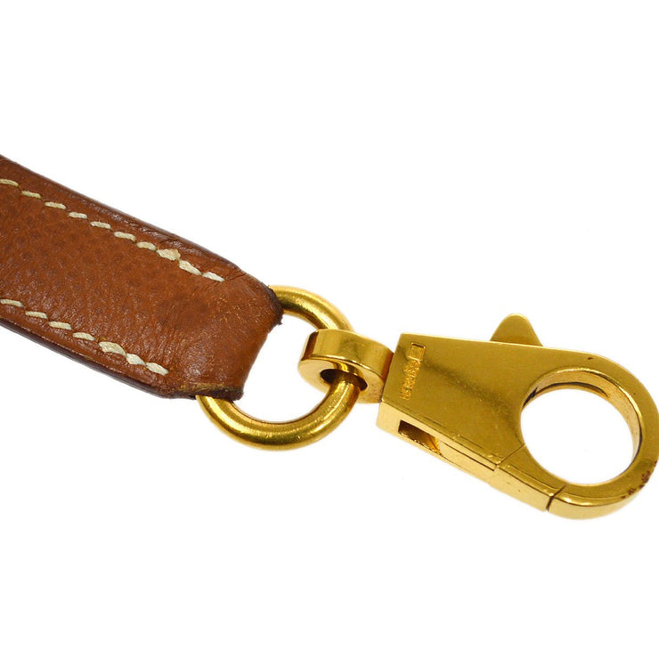 HERMES * Kelly bag strap & padlock set Brown Ostrich – AMORE