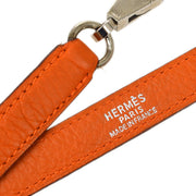 HERMES Kelly Bag Strap Orange Taurillon Clemence