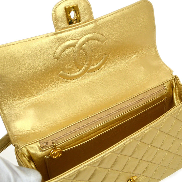 CHANEL 1994 Classic Flap Handbag Set Gold Lambskin – AMORE Vintage