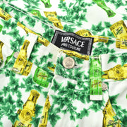范思哲（Versace）1990年代的香水瓶印花长裤