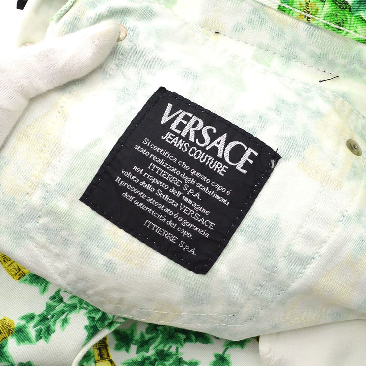 范思哲（Versace）1990年代的香水瓶印花长裤