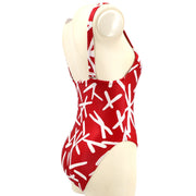 Christian Dior abstract print swimsuit #M