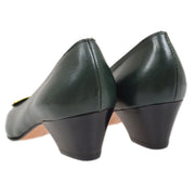 Salvatore Ferragamo Green Pumps Shoes #4
