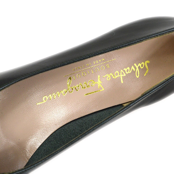 Salvatore Ferragamo Green Pumps鞋＃4