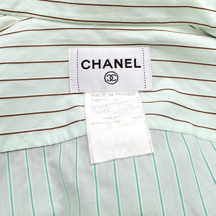 Chanel 2002 Striped Blouse＃36