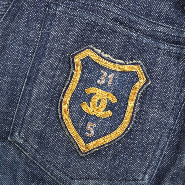 CHANEL 2005 Cruise CC logo cropped jeans #34 – AMORE Vintage Tokyo