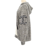 CHANEL 2007 CC penguin-motif knitted hoodie #42