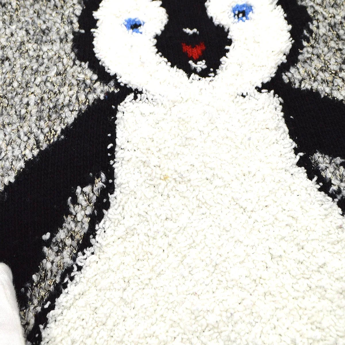 ★Chanel 2007 CC Penguin-Motif针织连帽衫＃42