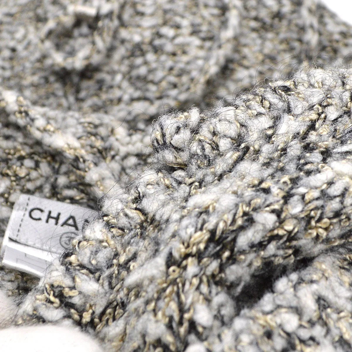 ★Chanel 2007 CC Penguin-Motif针织连帽衫＃42