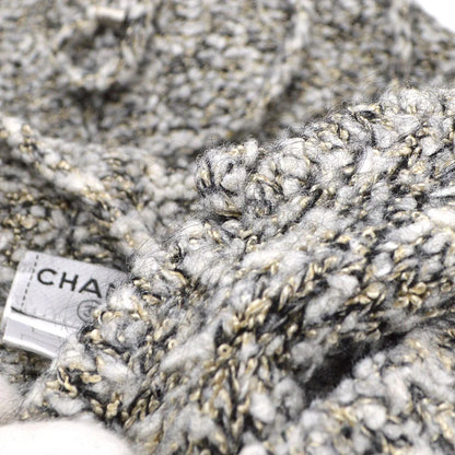 ★Chanel 2007 CC Penguin-Motif针织连帽衫＃42