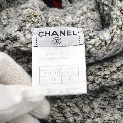 ★Chanel 2007 CC Penguin-Motif针织连帽衫＃42
