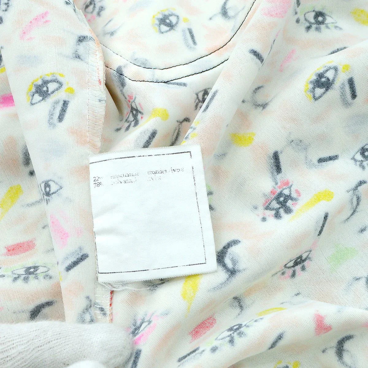 CHANEL 1995 eye logo print CC button-up shirt