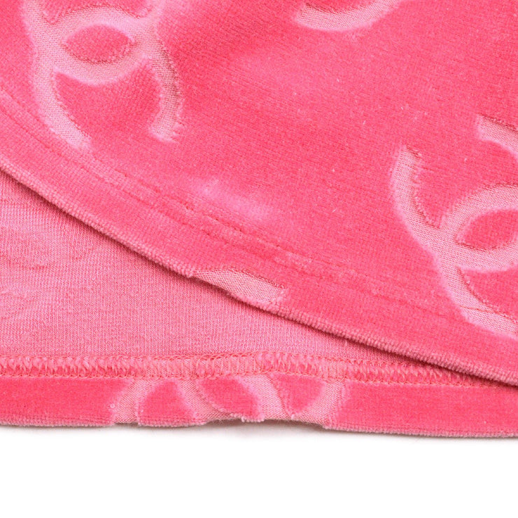香奈儿（Chanel）1996天鹅绒短袖上衣粉红色＃42