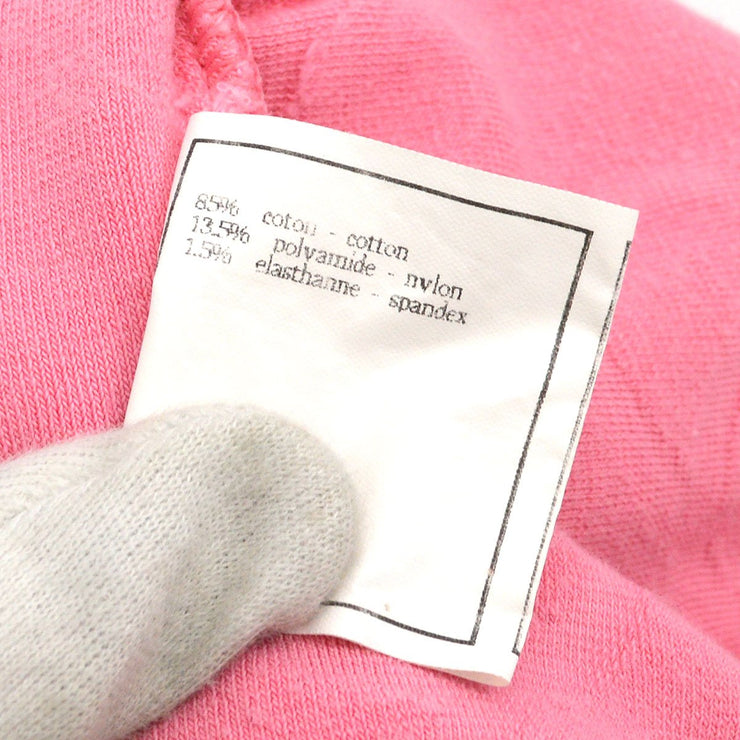 香奈儿（Chanel）1996天鹅绒短袖上衣粉红色＃42