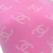 CHANEL 1996 Pink Velvet T-Shirt Top #38