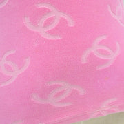 CHANEL 1996 Pink Velvet T-Shirt Top #38