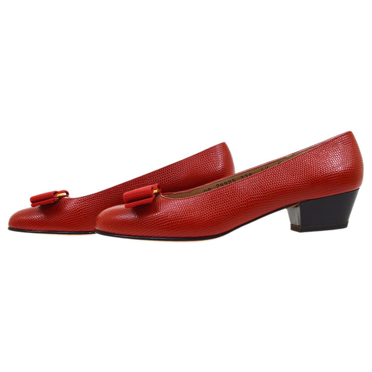 Salvatore Ferragamo Vara Pumps Shoes #5 1/2