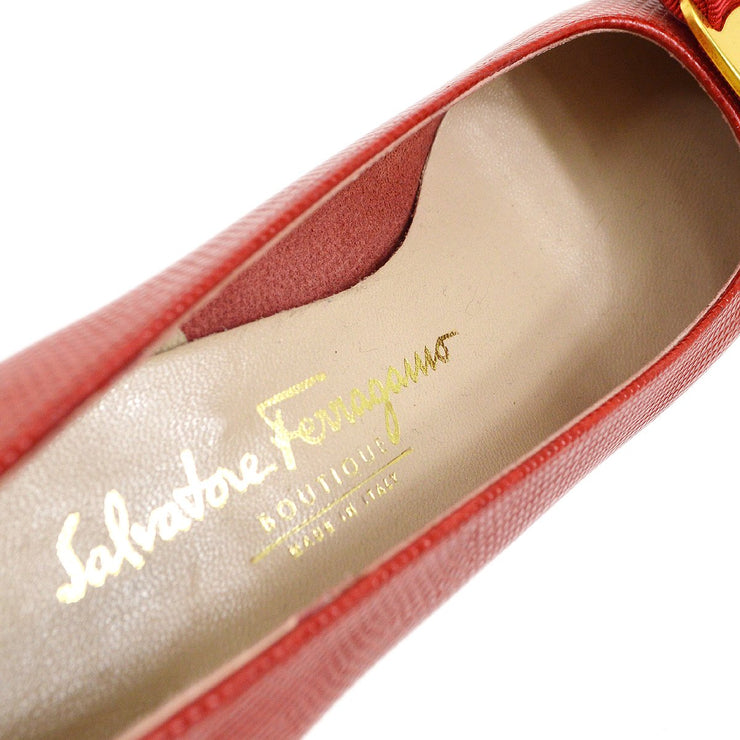 Salvatore Ferragamo Vara Pumps Shoes #5 1/2