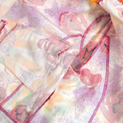 Chanel 1997 rose print shirt-dress #42